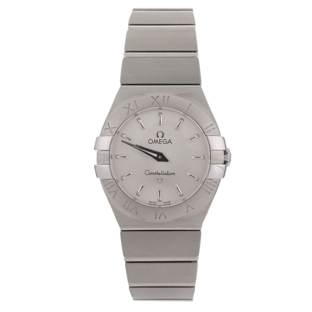 Omega Constellation 123.10.27.60.02.001 Women's 27mm Watch W/ Box, Card, Manual